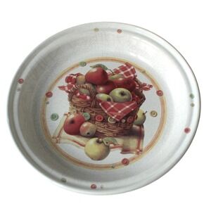 Vintage Marklein Bastin Apple Basket Bowl 1997 Decorative Kitchenware